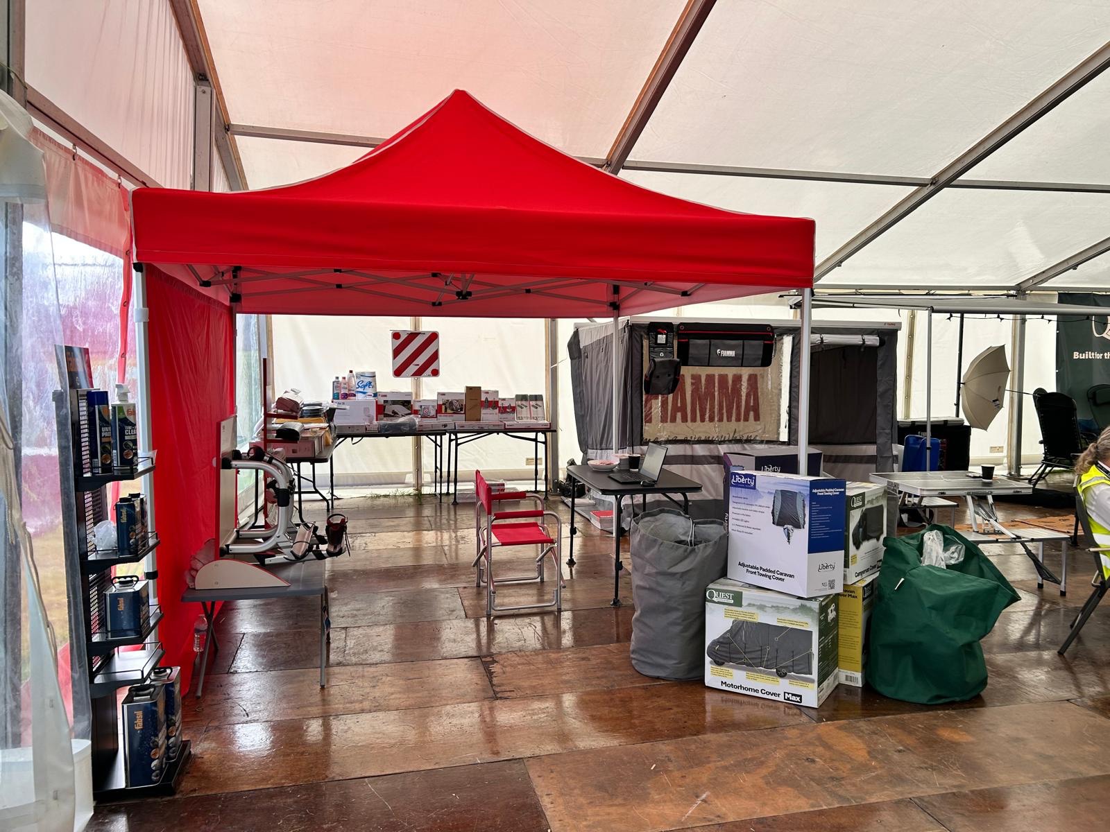 Fiamma tradeshow stand
